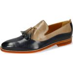Blaue Melvin & Hamilton Business-Schuhe für Herren Größe 47 mit Absatzhöhe bis 3cm 