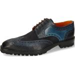 Reduzierte Blaue Elegante Melvin & Hamilton Marvin Derby Schuhe Schnürung für Herren Größe 43 mit Absatzhöhe bis 3cm 