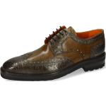Reduzierte Khakifarbene Klassische Melvin & Hamilton Marvin Derby Schuhe Schnürung aus Leder für Herren Größe 46 mit Absatzhöhe bis 3cm 
