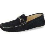 Blaue Melvin & Hamilton Business-Schuhe aus Leder für Herren Größe 44 mit Absatzhöhe bis 3cm 