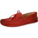 Reduzierte Rote Melvin & Hamilton Business-Schuhe aus Leder für Herren Größe 45 mit Absatzhöhe bis 3cm 