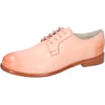 Pinke Klassische Melvin & Hamilton Derby Schuhe Schnürung aus Leder für Damen Größe 40 mit Absatzhöhe bis 3cm 