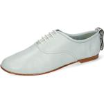 Reduzierte Blaue Melvin & Hamilton Oxford Schuhe aus Leder für Damen Größe 37 mit Absatzhöhe bis 3cm 
