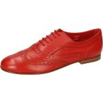 Rote Business Melvin & Hamilton Oxford Schuhe Schnürung aus Leder für Damen Größe 41 mit Absatzhöhe bis 3cm 