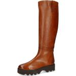 Reduzierte Hellbraune Melvin & Hamilton Winterstiefel & Winter Boots aus Leder für Damen Größe 40 mit Absatzhöhe 3cm bis 5cm 