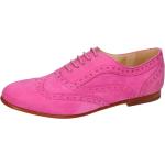 Rosa Elegante Melvin & Hamilton Oxford Schuhe Schnürung aus Leder für Damen Größe 41 mit Absatzhöhe bis 3cm 