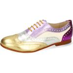 Bunte Elegante Melvin & Hamilton Oxford Schuhe Schnürung aus Leder für Damen Größe 40 