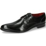 Schwarze Elegante Melvin & Hamilton Derby Schuhe Schnürung für Herren Größe 46 mit Absatzhöhe bis 3cm 