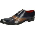 Reduzierte Blaue Elegante Melvin & Hamilton Oxford Schuhe für Herren Größe 42 mit Absatzhöhe bis 3cm 