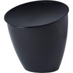 Schwarze Tischabfalleimer aus Kunststoff 