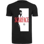 Schwarze Merchcode Scarface T-Shirts aus Jersey für Herren Größe XS 