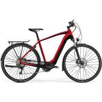 Reduzierte Rote Merida E-Bikes & Elektrofahrräder für Herren mit Scheibenbremse 