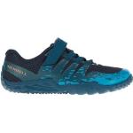 Blaue Merrell Trailrunning Schuhe für Kinder Größe 35 