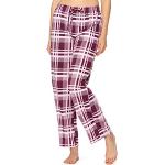 Karierte Pyjamahosen & Schlafhosen aus Gummi für Damen Größe S 