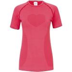 Pinke Kurzärmelige Atmungsaktive Meru Damenfunktionsshirts Orangen Größe XL 