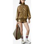 Goldene Gucci Shorts & kurze Hosen metallic aus Canvas für Damen 