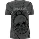 Metallica T-Shirt Spider All Over Grey M