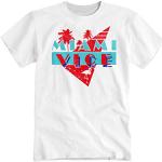 Miami Vice USA Baywatch Magnum Amerika FBI Navy CSI CIS Weiss T-Shirt Shirt XL