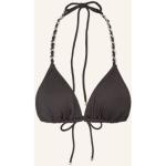 Schwarze Michael Kors Bikini Tops aus Elastan für Damen Größe XS 