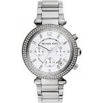 Silberne Elegante Michael Kors MK5353 Damenarmbanduhren aus Edelstahl mit Mineralglas-Uhrenglas 