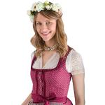 Rosa Wenger Kleidung Wadenlange | Midi Mididirndl Österreich für Damen Größe L 