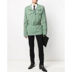 Reduzierte Grüne Klassische Off-White Military Jacken & Offiziersjacken aus Polyester für Herren Größe M 