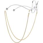Reduzierte Goldene Brillenbänder & Brillenketten aus Titan für Damen 
