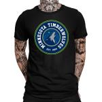 Minnesota Timberwolves - Basketball Spieler Sport Team NBA Trikot für Fans Herren Männer T-Shirt | Schwarz | XXL