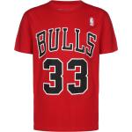 Mitchell and Ness NBA Chicago Bulls Scottie Pippen Hardwood Classics Unisex T-Shirt rot / schwarz Gr. S