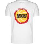 Mitchell and Ness NBA Houston Rockets Team Logo Unisex T-Shirt weiß / gelb Gr. XXL