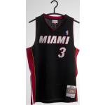 Mitchell and Ness NBA Miami Heat Dwayne Wade Black Herren Trikot schwarz / rot Gr. L
