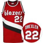 Mitchell and Ness NBA Portland Trail Blazers Clyde Drexler Herren Trikot rot / weiß Gr. S