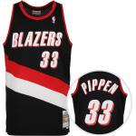 Mitchell and Ness NBA Portland Trail Blazers Scottie Pippen Swingman Herren Trikot schwarz / weiß Gr. S