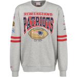 Mitchell and Ness NFL New England Patriots All Over Print Fleece Crew Herren Sweatshirt grau Gr. M