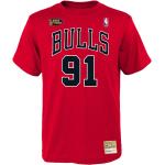 Mitchell & Ness Shirt - Chicago Bulls Dennis Rodman rot - XL