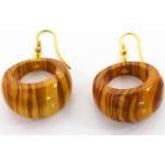 Ohrringe aus Holz handgemacht 