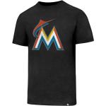 Schwarze Miami Marlins Baseball-Shirts aus Baumwolle für Damen 