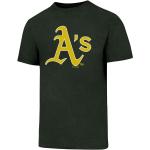 Grüne Oakland Athletics Baseball-Shirts aus Baumwolle für Herren 