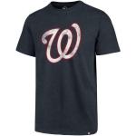 Marineblaue Washington Nationals Baseball-Shirts aus Baumwolle für Damen 