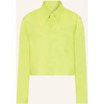 Neongrüne Maison Margiela Mm6 Hemdblusen aus Baumwolle für Damen Größe XS 