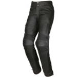 Reduzierte Schwarze MODEKA Motorradhosen aus Leder für Damen Größe S 