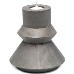 Reduzierte Graue Kerzenhalter matt aus Eisen 