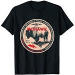 Mohawk Indianer Indianer Born Freedom Wild Buffalo T-Shirt
