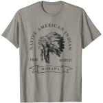 Mohawk Indianer Stolz Respect Vintage T-Shirt