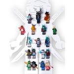 moin minis Ninja Weiß Kinderzimmer Regal für 18 Minifiguren Klemmbausteinen