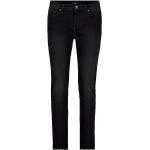 Reduzierte Schwarze Monari Slim Jeans aus Elastan für Damen Größe S 