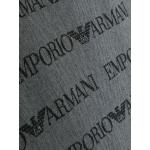 Graue Armani Emporio Armani Herrenschals aus Wolle Einheitsgröße 