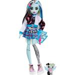 Monster High Frankie Puppe - Elektrisierende Mode, Voltageous College-Jacke, gruseliges Zubehör, Flexibler Körper, für Kinder ab 6 Jahren, HHK53