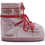 Pinke Klassische Moon Boot Icon Winterstiefel & Winter Boots mit Glitzer aus PVC rutschfest für Damen Größe 41 