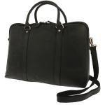 Schwarze Elegante Laptoptaschen & Notebooktaschen aus Leder für Damen 